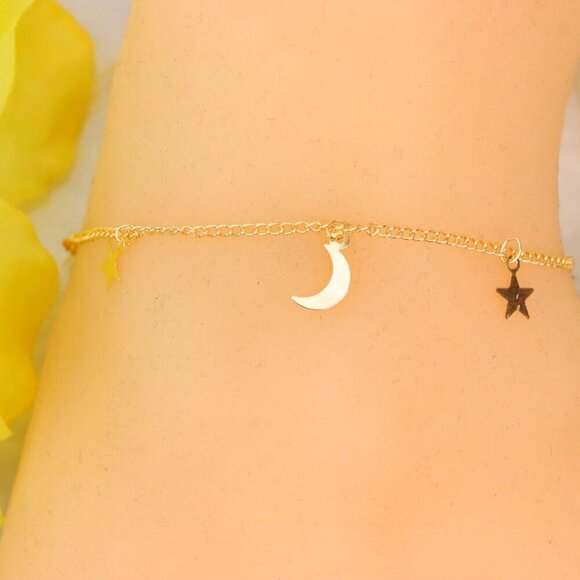 "Minimalist Anklet, Sleek & Modern Design, Women’s Fashion, YC110240-A - Picture 2 of 10